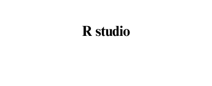 R studio