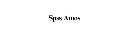 Spss Amos